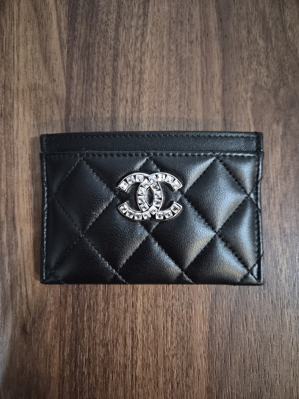 Chanel Black Lambskin Cardholder